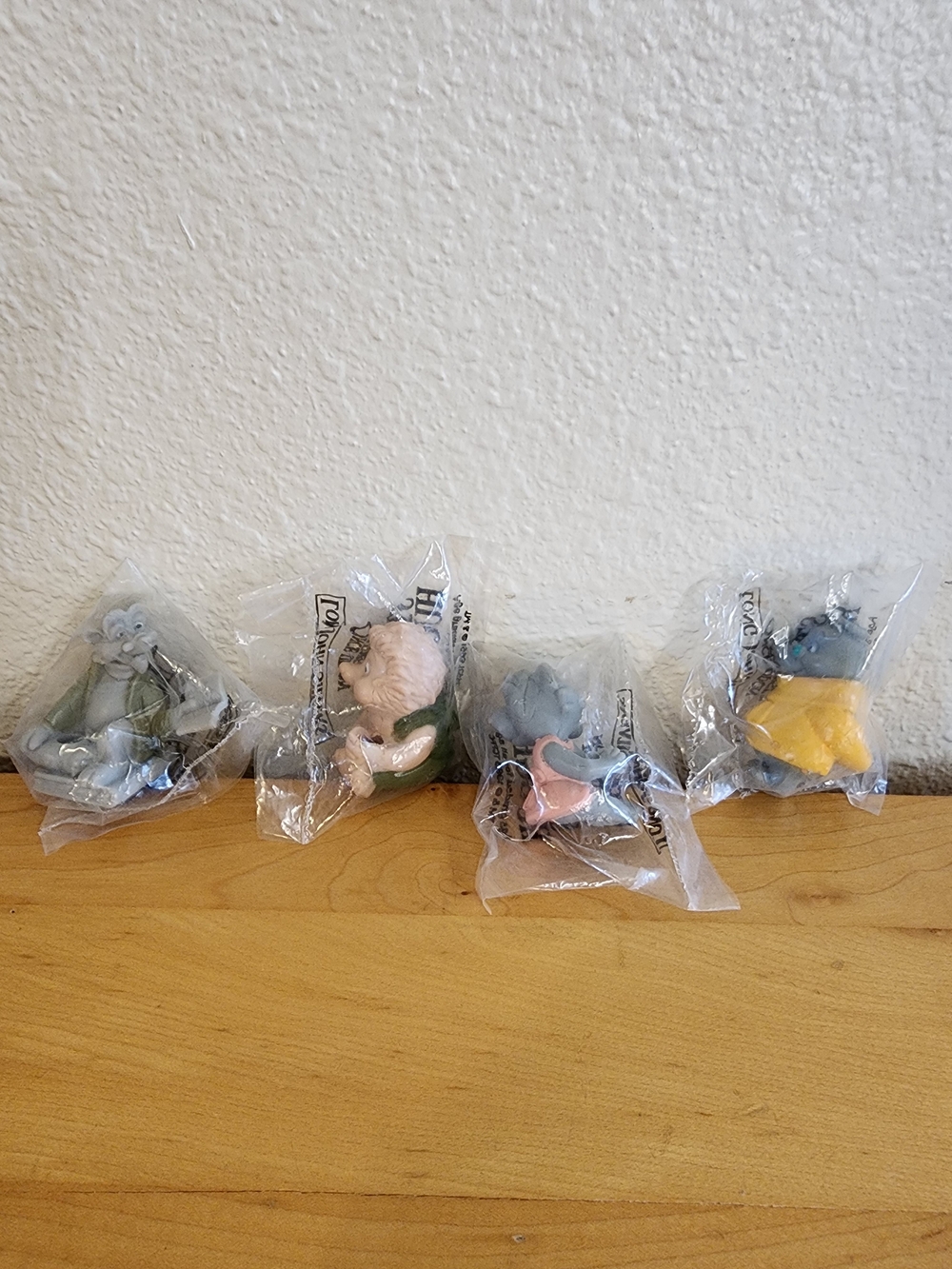 Once Upon A Forest - Long John Silvers 1993 - MIP - Set Of Straw Huggers